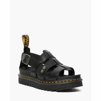 Dr Martens Terry Kožené Strap - Cierne Sandale Panske, DR0162